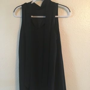 Dainty Hooligan Small Black Tied Shift Dress